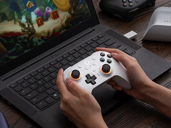 8BitDo Ultimate 2 Wireless TMR Joystick Controller with Charging Dock for PC, Windows 10, 11, Android - 5