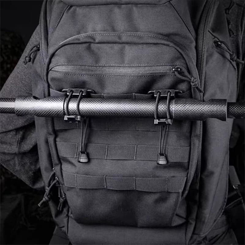 1/2 قطعة مشبك تثبيت محمول منظم معدات MOLLE مشبك تعليق متعدد الوظائف إكسسوارات حقيبة ظهر وسترة خارجية - 6