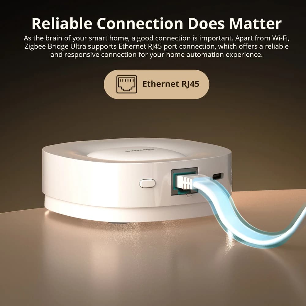 SONOFF ZBBridge-U Zigbee Matter Bridge Ultra Smart Home Security Ethernet Connection OTA Upgrade Works SNZB-01P/SNZB-06P Devices - 4