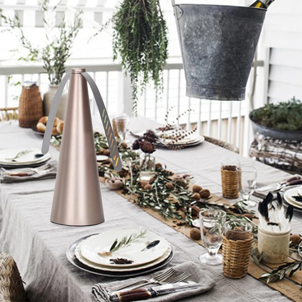 مبيد حشرات طائر في الهواء الطلق، مروحة طاولة طعام المطبخ، تعمل بالبطارية الكهربائية، أداة حماية الطعام - 3