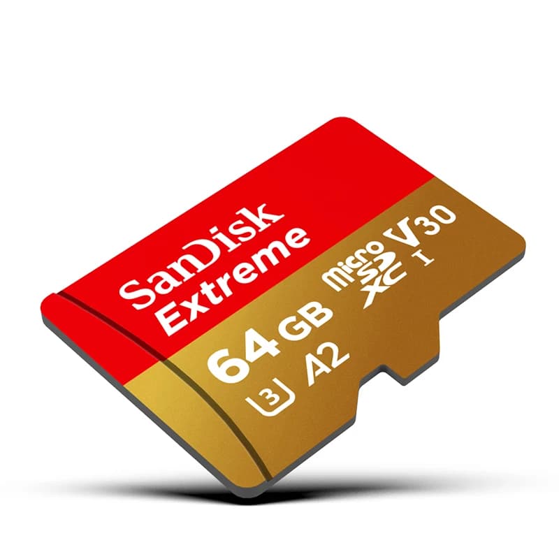 بطاقة ذاكرة SanDisk Extreme Micro SD بسعة 64 جيجابايت و128 جيجابايت و32 جيجابايت، بطاقة ذاكرة فلاش SD بسعة 256 جيجابايت، U3 4K V30، بطاقة مراقبة Microcard بسعة 512 جيجابايت و1 تيرابايت TF