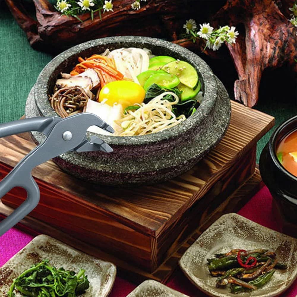 مقلاة البيتزا القابض لمقالي البيتزا العميقة الثقيلة يلقي الألومنيوم عموم ملقط فرن المقالي القابض كليب طبق ساخن السلطانية المسترد أدوات - 6