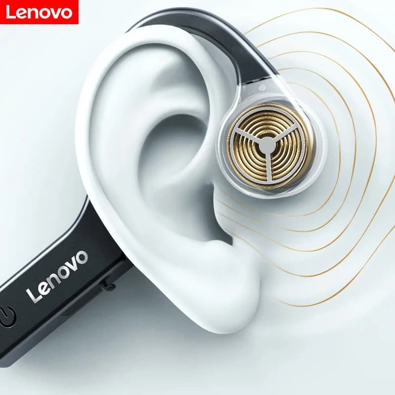 Lenovo X4 TWS Bone Conduction Bluetooth Headphone Sports Earphone Waterproof Wireless Headset with Mic Ear-hook Bass Hifi Stereo - 3