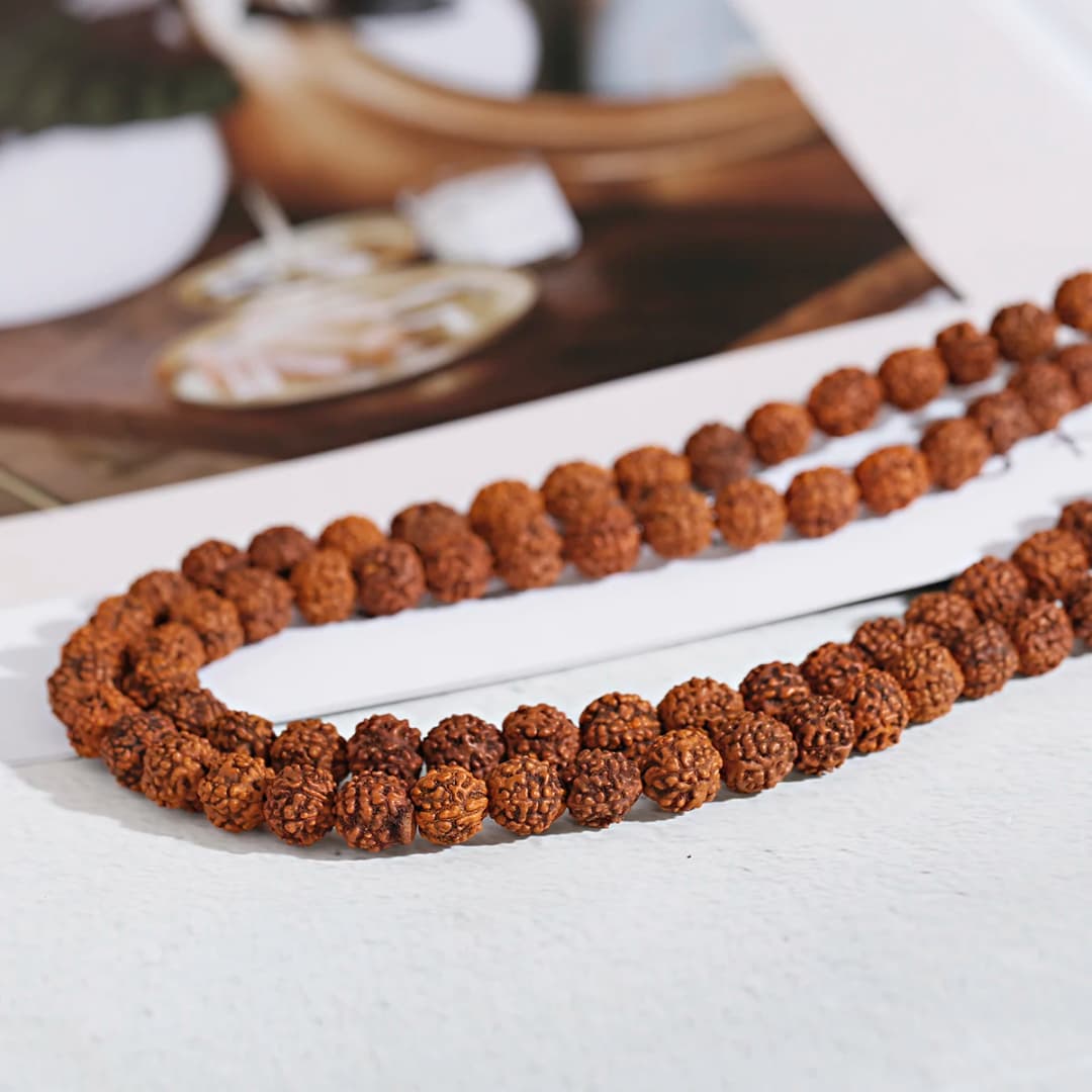 108pcs Ethnic Vajra Bodhi Rudraksha Beads For Making Bracelet Accessories Meditation Mala Prayer Tibetan Buddhism - 4
