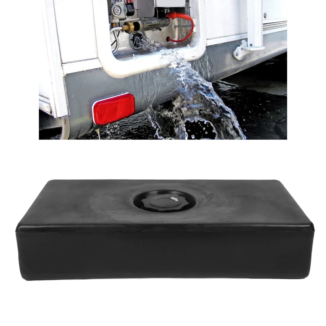 حاوية مياه 8 جالون مقاومة أسود حامل مياه RV 26 × 13.4 × 5.5 بوصة LLDPE للقوارب وللمخيمات