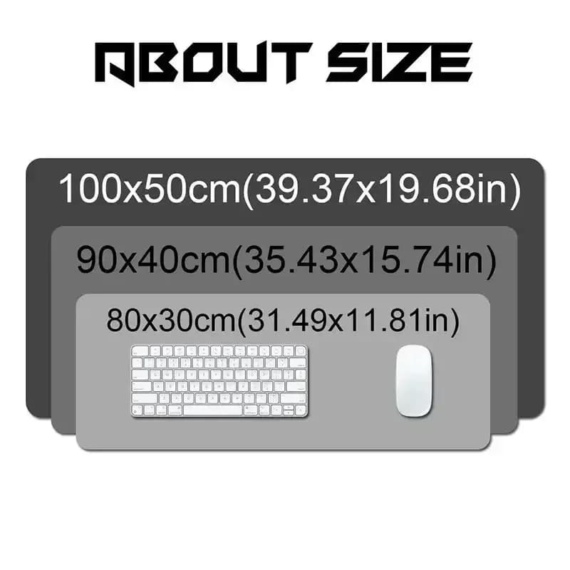 Asus Rog Black Mause Pad Anime Mouse Mats Gaming Computer Desk Mat Mouse Carpet Pc Accessories Gamer Mouse Pad Speed Rubber Mat - 6