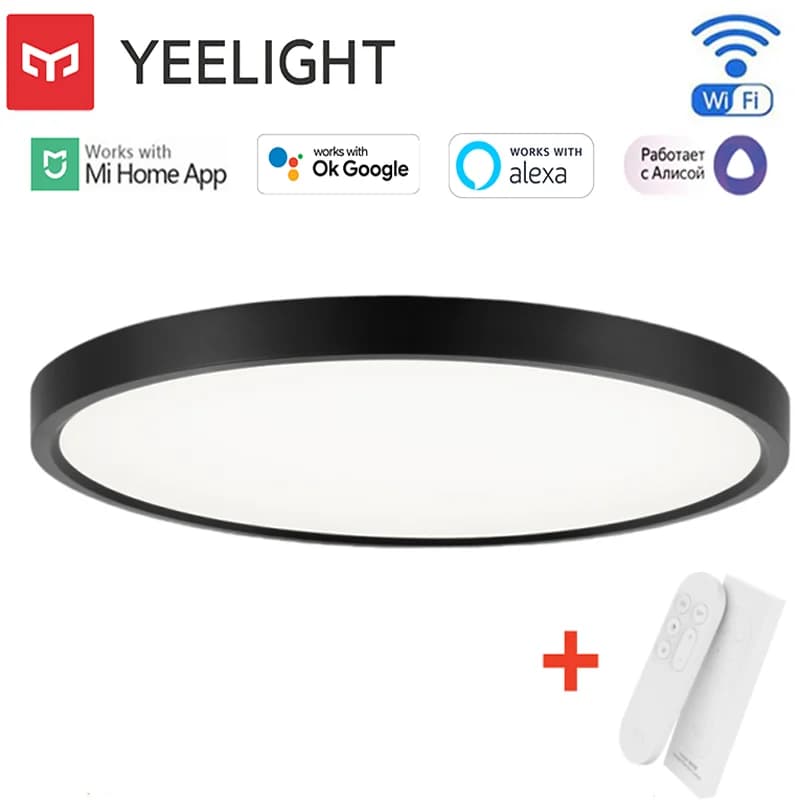 Yeelight Smart Ultra-Thin LED Ceiling Lamp Eye Protection Warm Or Cool White Light Thickness 30mm WiFi Smart Voice App Control