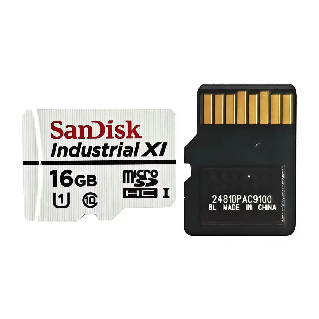 بطاقة ذاكرة SanDisk الأصلية من الفئة الصناعية، سعة 8 جيجا بايت/16 جيجا بايت، C10 U1، بطاقة TF/Micro SD، نطاق درجة حرارة واسع - 2