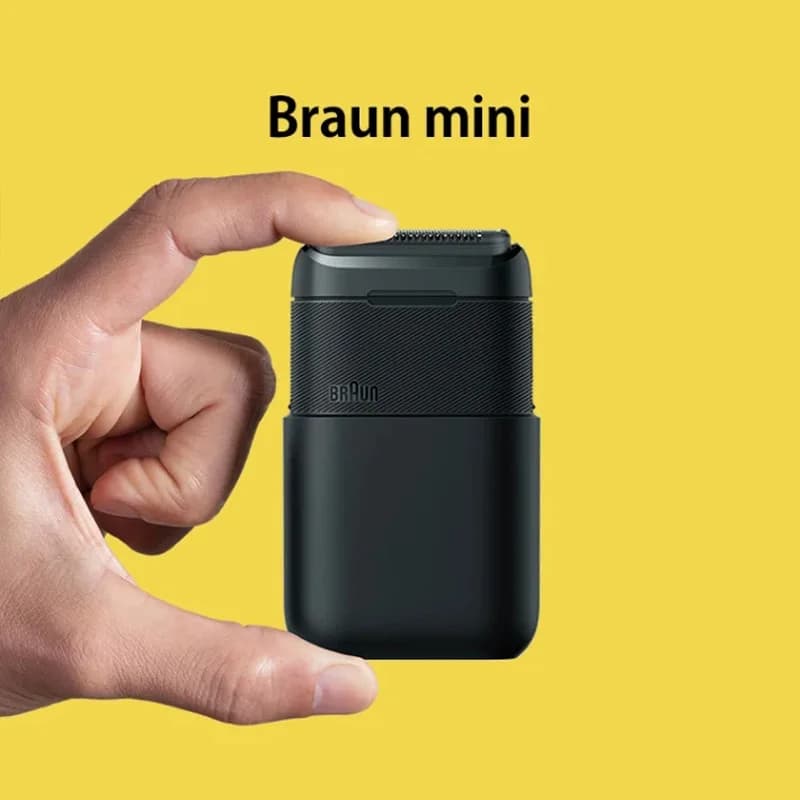 Braun Mini Shaver X Series M1012 For Men Wet-Dry Dual Use Washable Rechargeable Electric Razor Beard Shaving Machine Original