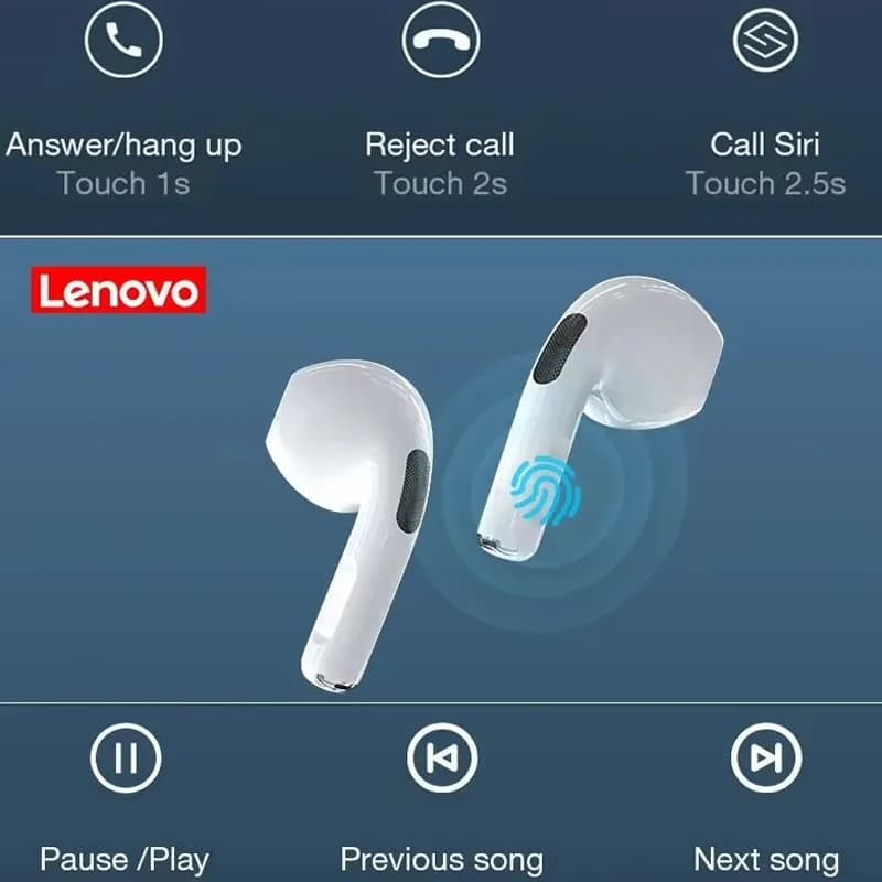 Original Lenovo HT38 Wireless Headphones TWS Bluetooth Earphones HD Stereo Game Call Noise Reduction Earbuds Music Sport Headset - 3