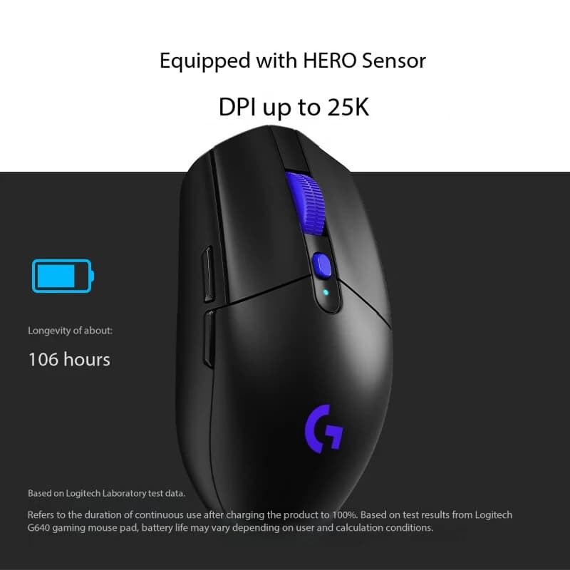 Logitech G304X Wireless Mouse Gaming Esports Mouse League of Legends PUBG FPS Portable Lightweight 57g Birthday Gift G304 X - 6