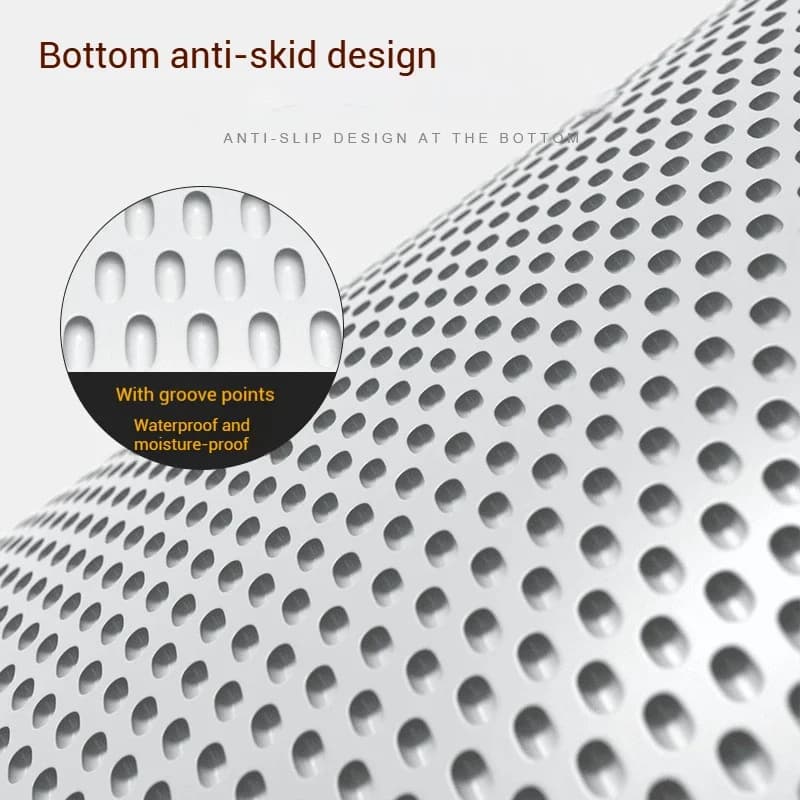 حصيرة فضلات القطط كبيرة جدًا شديدة التحمل مقاومة للماء مكونة من طبقتين غير قابلة للانزلاق وقابلة للغسل في أرضية الحيوانات الأليفة صندوق نفايات سدادة رملية - 5