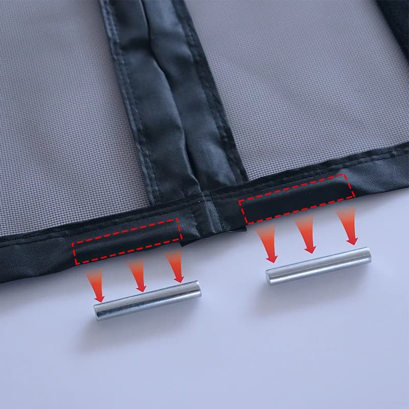 Magnetic Door Screen Custom Size Mosquito Net Curtain Fly Insect Automatic Closing Invisible Mesh For Kitchen indoor living room - 5