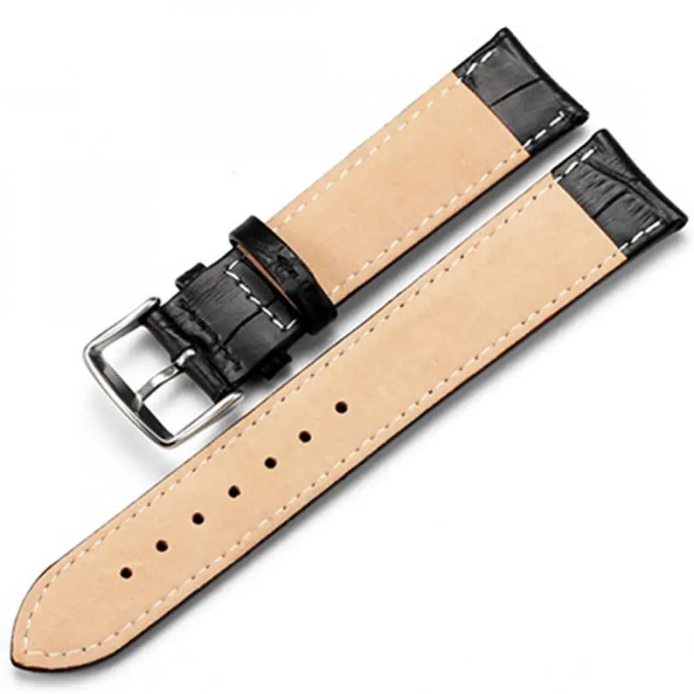 18mm 20mm 22mm Vintage Leather Watchbands Leather Watchband Soft Smart Watch Band Wrist Strap Leather Watch Strap Buckle Band - 6