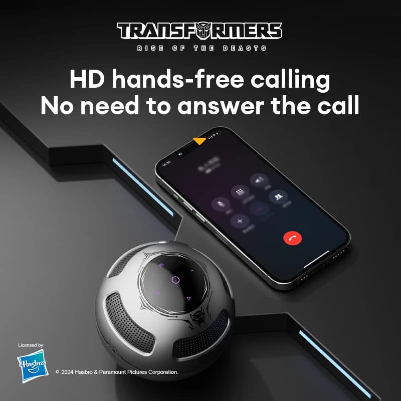 سماعة محمولة Choice TRANSFORMERS TF-Y17 مقاومة طويلة بلوتوث لاسلكي صوت ستيريو صندوق صوت متعدد الوظائف - 6