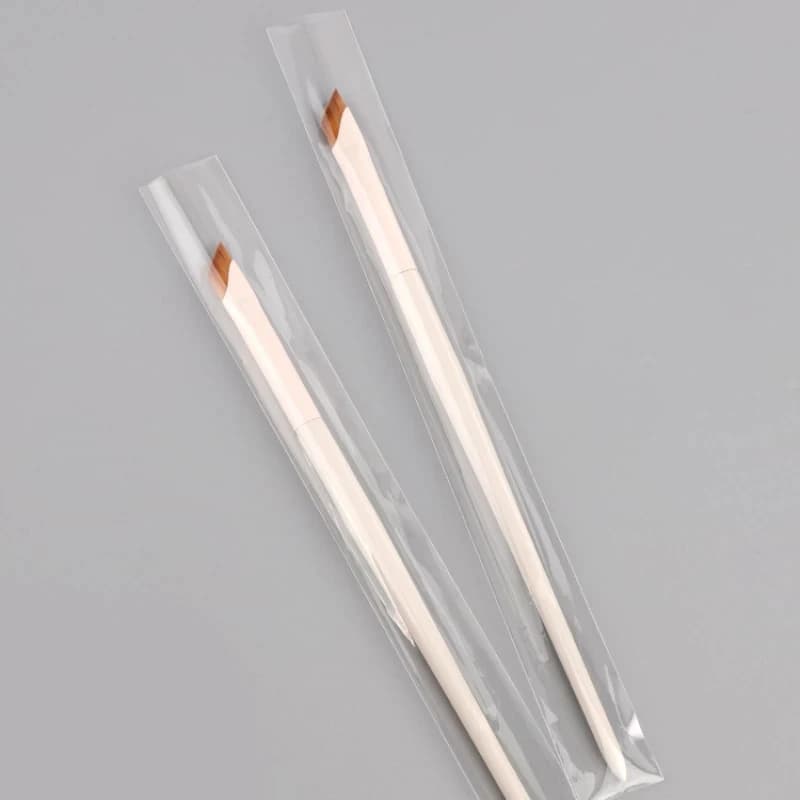 Upgrade Blade Eyeliner Brush Ultra Thin Fine Angle Flat Eyebrow Brush Under The Eye Makeup Brushes Precise Detail Brush white - 5