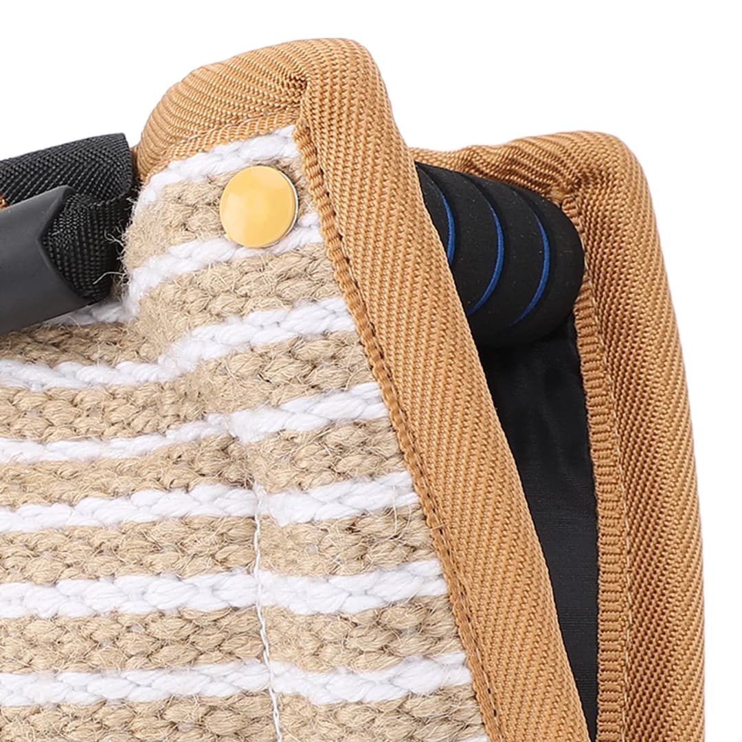 Dog Training Bite Pillow Tear Resistant Interactive Play Toy Jute Pad Dog Bite Sleeve Training Equipment with Handles - 6