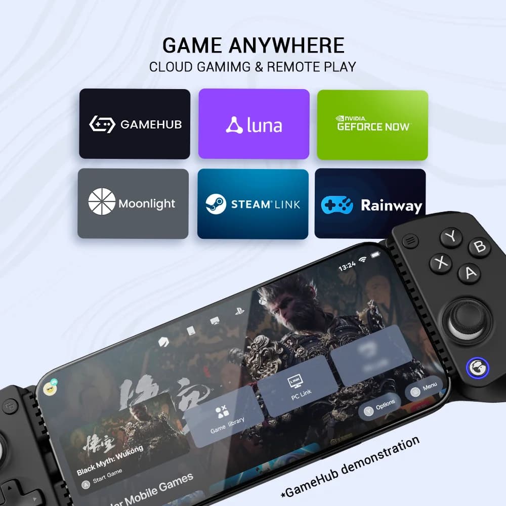 GameSir X5 Lite Mobile Gaming Controller for Android & iPhone 16/15, Hall Effect Joystick Portable Gamepad for On-the-Go Play - 2