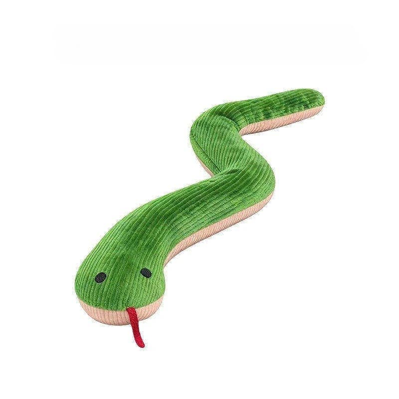 Cat Toy Snake Interactive Kitten Chew Toys Pet Cat Plush Toy Bite-resistant Teeth Cleaning Cat Sound Toy - 6