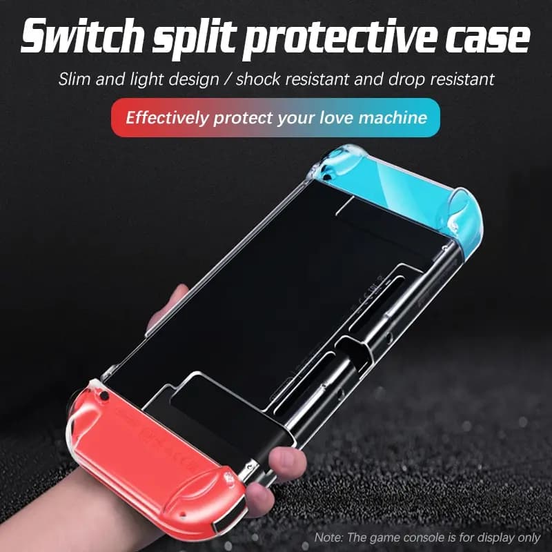 Suitable For Nintendo Switch High Transparency Pc Protective Case Game Console Handle Full Package Ultra Thin Split Protective - 2