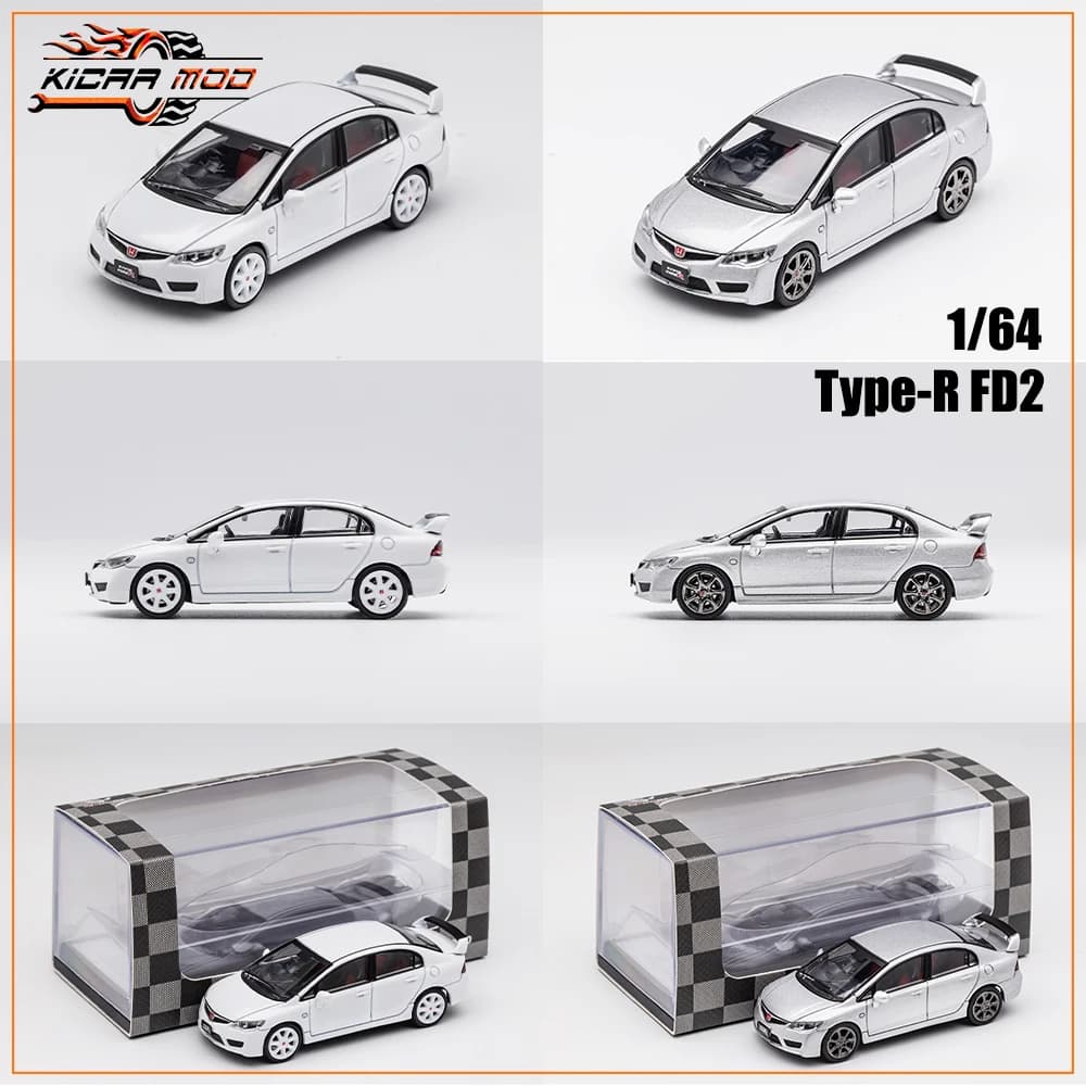 DCT 1/64 سيفيك نوع R FD2 نموذج سيارة رياضية سيارات عتيقة JDM مركبة دييكاست سيارة جمع محطة ألعاب مركبة - 4