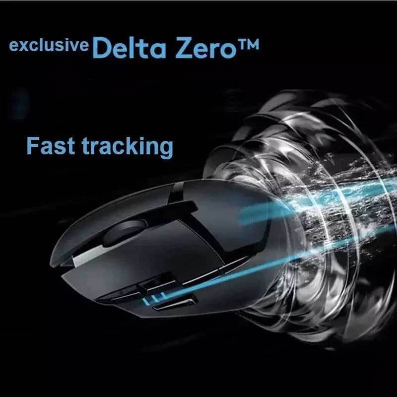 Logitech G402 Hyperion Fury Wired Gaming Mouse 4000 DPI Lightweight 8 Programmable Buttons Optical E-Sport Wired Mice - 4