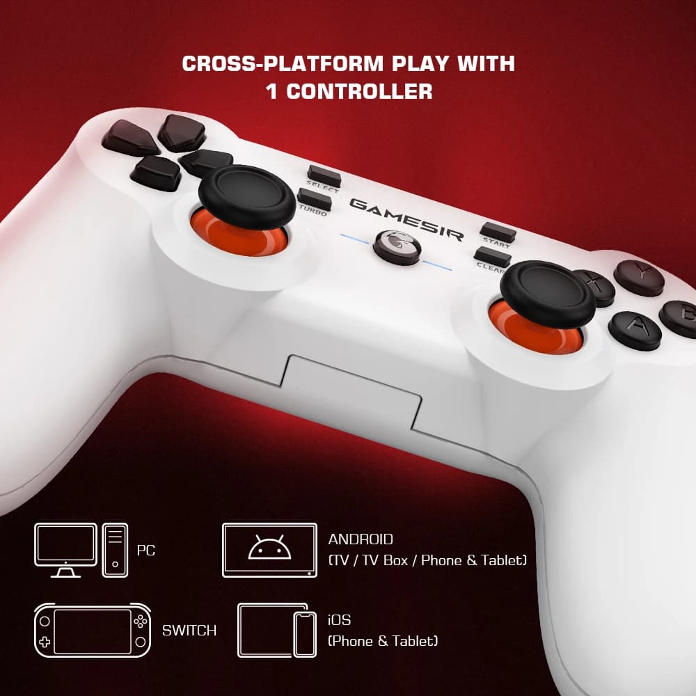 GameSir T3s Bluetooth 5.0 Wireless Gamepad Switch Game Controller for Nintendo Switch Android Smartphone Apple iPhone and PC - 2