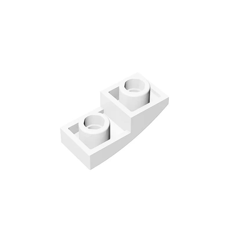 MOC 10PCS 24201 1x2 Curved Inverted Building Blocks Kit Bricks Slope Particle Educational DIY Toys Children Birthday Kid Gifts - 2
