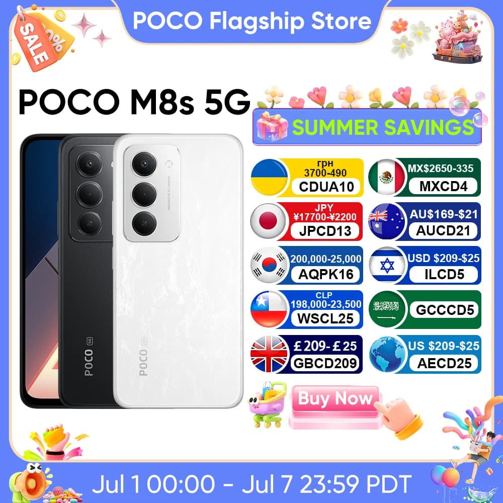 هاتف POCO M7 الأصلي نسخة عالمية سناب دراجون 685 6.9 بوصة 144 هرتز شاشة FHD+ DotDisplay كاميرا 50 ميجابكسل بطارية 7000 مللي أمبير شحن سريع 33 واط NFC