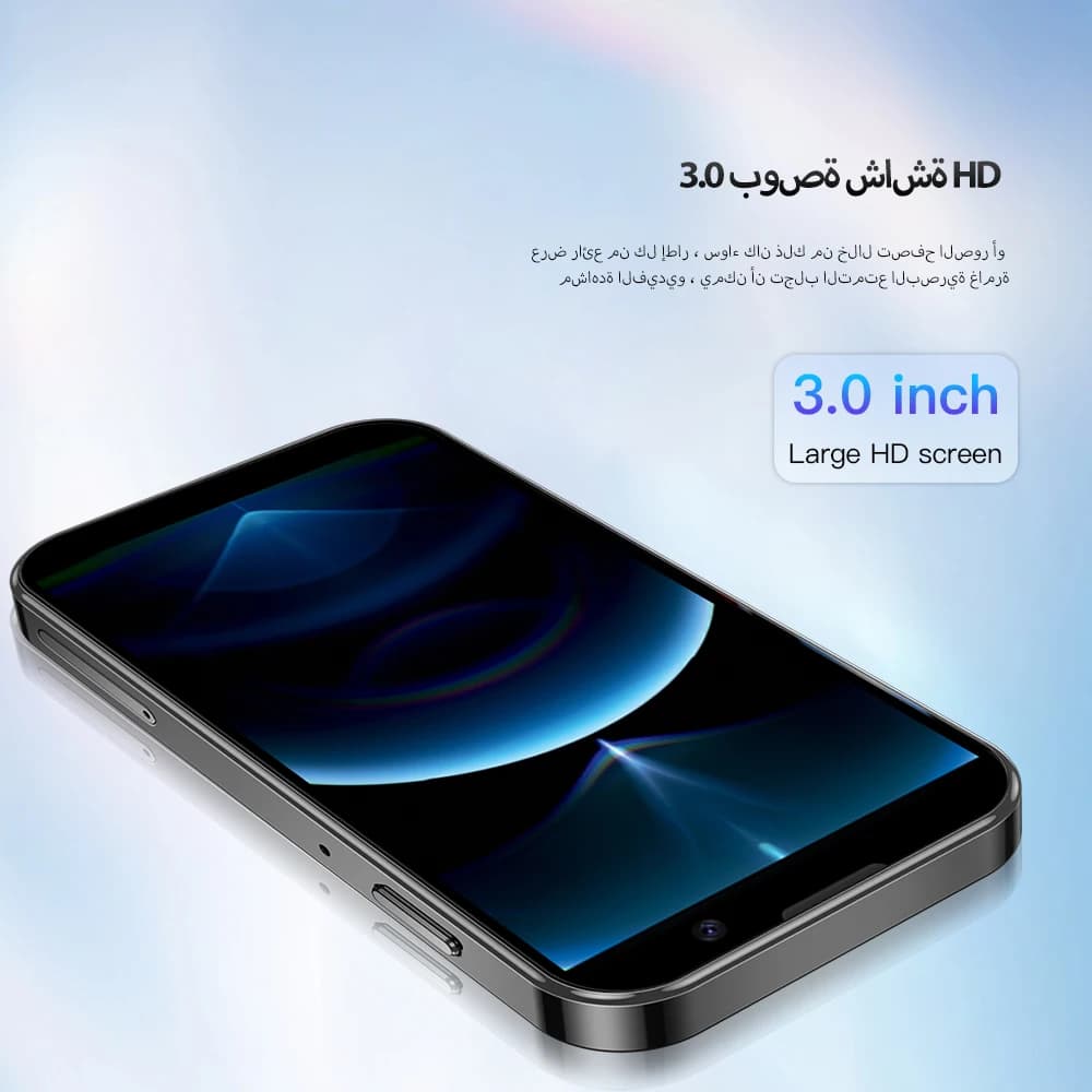 هاتف ذكي صغير SERVO 16SE، ذاكرة قراءة فقط 16 جيجابايت، نظام أندرويد 9.0، واي فاي، بطاقتي SIM، وضع الاستعداد، متجر Play، شبكة 3G WCDMA، شاشة 3.0 بوصة، إصدار جديد - 3