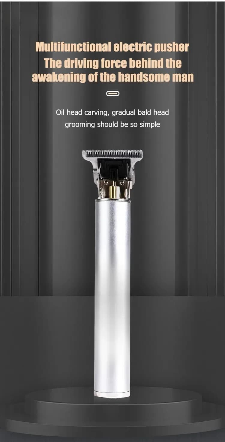 ماكينة حلاقة كهربائية ت9 قابلة للشحن للرجال، أداة قص شعر احترافية للحلاقين - 2