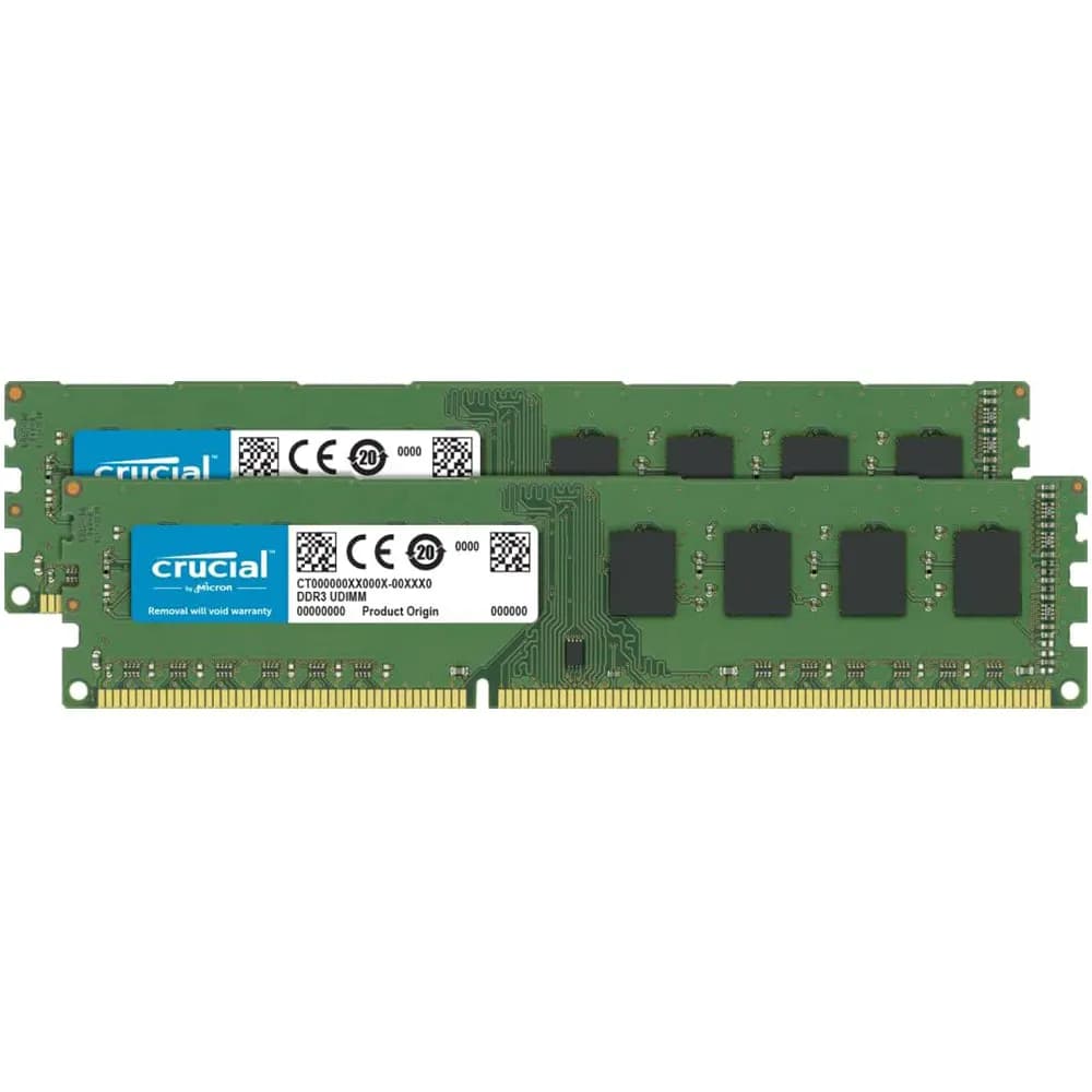 Crucial Memory Desktop RAM DDR3 DDR3L 8GB 4GB 1333 1866 1600MHz DIMM PC3-10600 PC3L-12800 PC3-14900 1.35V 1.5V PC Non-ECC RAMs - 5