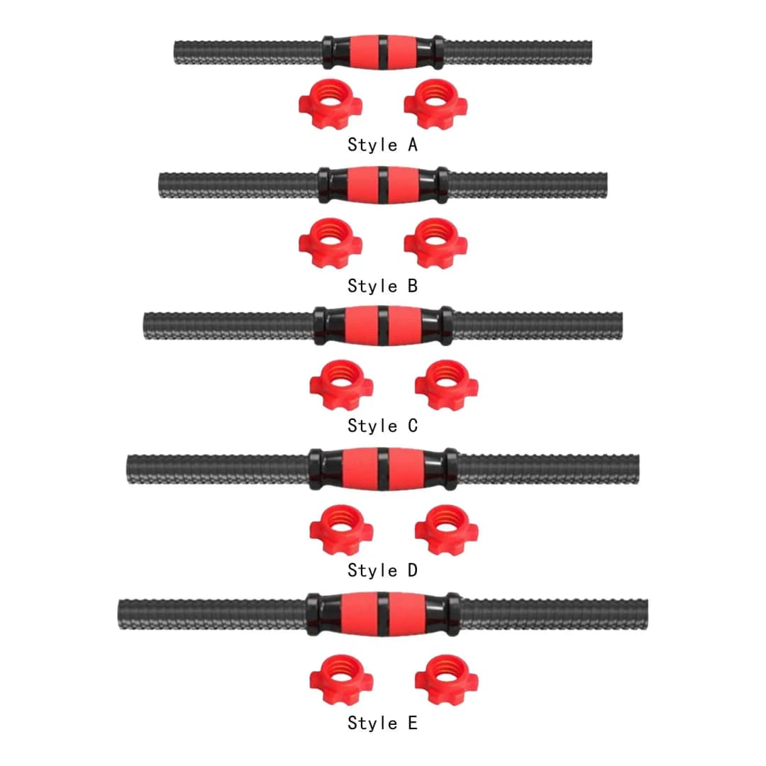 مجموعة دمبل قابلة للتعديل محمولة سهلة التركيب مع قضيب رفع الأثقال