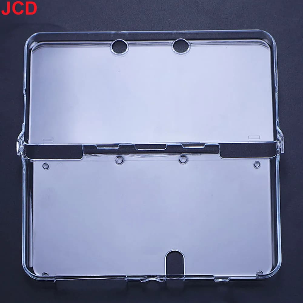 غطاء حماية شفاف من البلاستيك من JCD لجهاز 3DS و3DS XL وLL وNew 3DS وNew 3DS XL/LL مع واقي شاشة - 5
