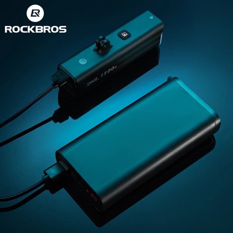 ROCKBROS Bike Light 1500LM/1000LM Aluminum Alloy Type-C Charging Smart Front Lights Hanging Version LED Lamp Cycling Headlights - 4
