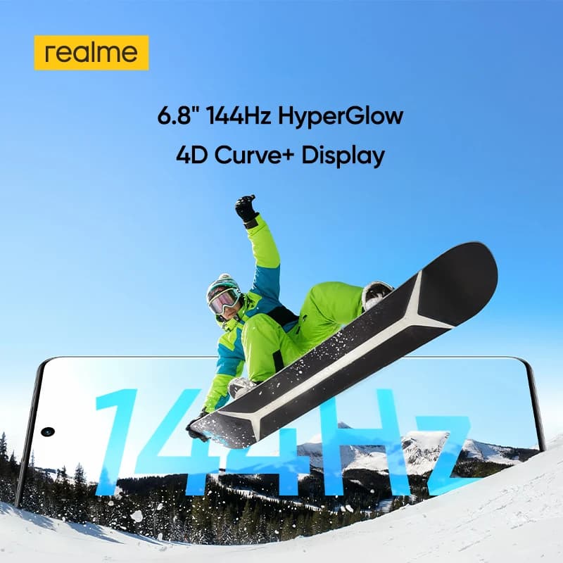 هاتف realme P4 Power 5G ذكي عرض عالمي بطارية 10001mAh شحن 80W كاميرا 50MP Sony OIS شاشة 6.8 بوصة 144Hz منحنية NFC - 5
