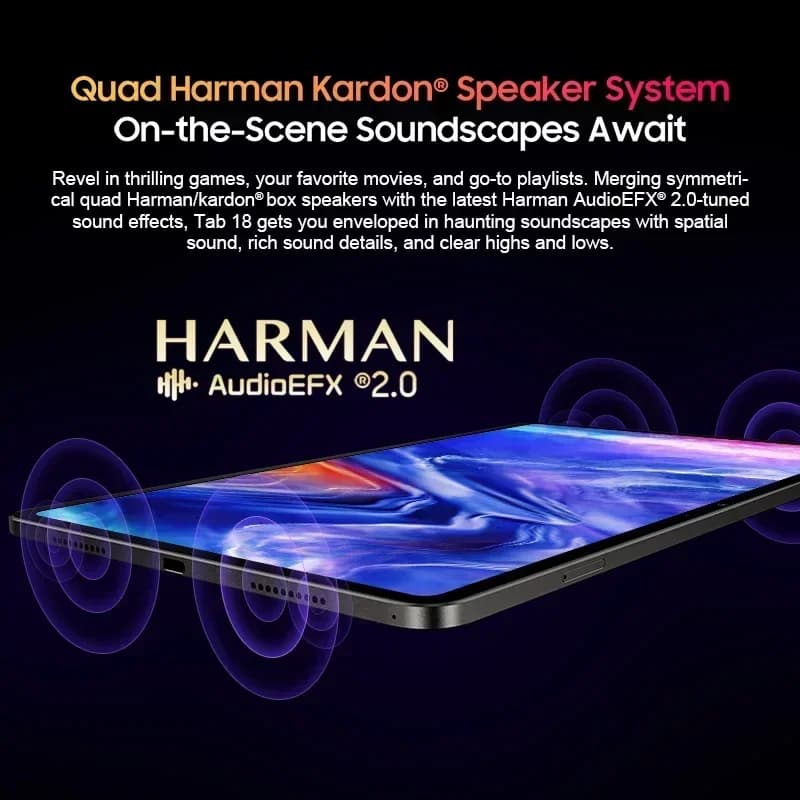 جهاز لوحي Blackview Tab 18 بشاشة 12 بوصة 2.4K FHD+، 8GB رام 256GB روم، بطارية 8800mAh شحن 33W، Widevine L1، معالج MTK Helio G99، لوحة حساسة للضغط - 3