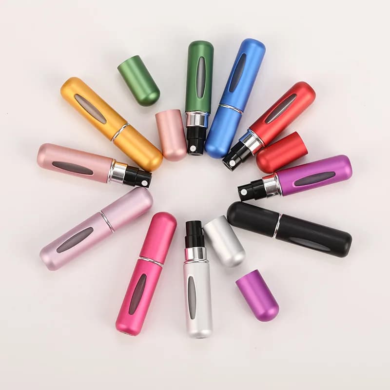 5ml 8ml Portable Mini Refillable Perfume Bottle With Spray Scent Pump Empty Cosmetic Containers Atomizer Bottle For Travel Tool - 5