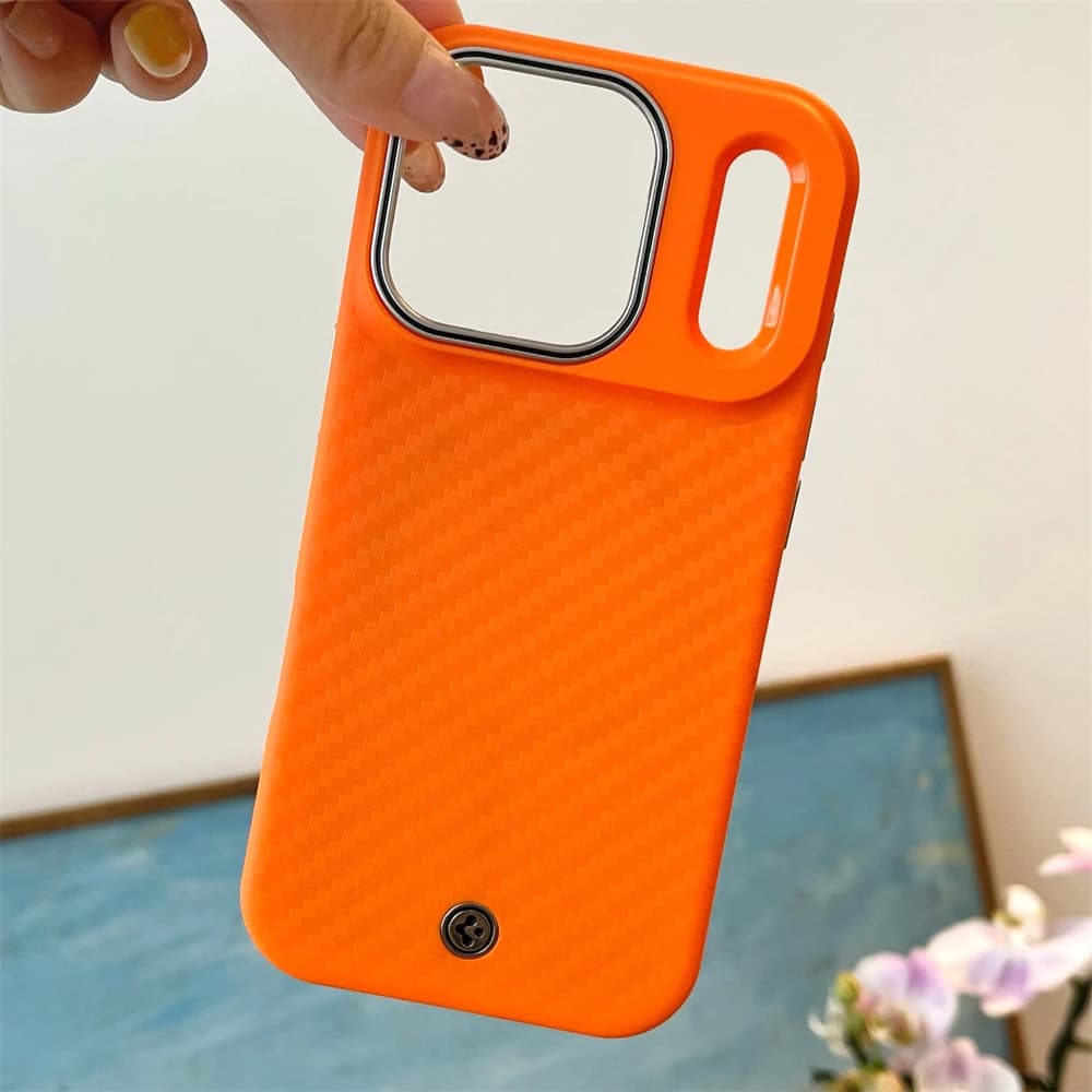 Spigen Kevlar For Magsafe Magnetic Case For iPhone 17 Pro Max 15 16 Pro Air Wireless Charging Shockproof Matte Hard Phone Cover - 4