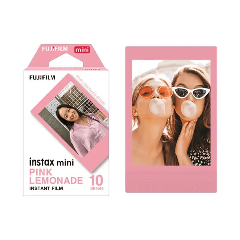 Fujifilm Instax Mini Film Pink Lemonade Color Photo Paper 10-50 Sheets For Fuji Mini 11 12 9 7s 25 90 Instant Camera SP-1 SP-2 - 4