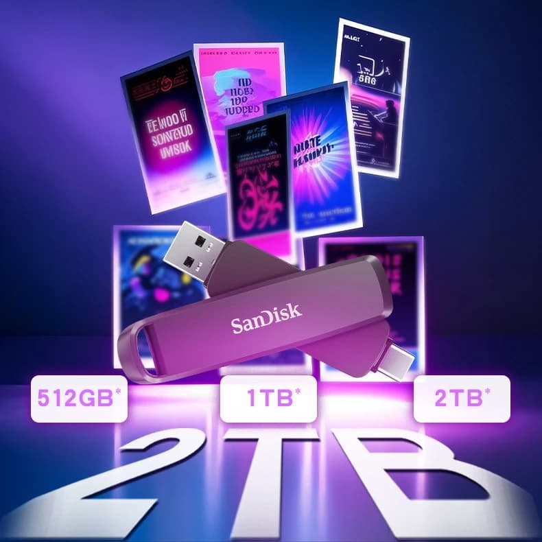 محرك أقراص فلاشي سان ديسك DDE1 إكستريم برو USB3.2، ذاكرة معدنية بسرعة قراءة تصل إلى 1000 ميجابايت/ثانية، سعة 256 جيجابايت و512 جيجابايت و1 تيرابايت و2 تيرابايت للكمبيوتر - 5