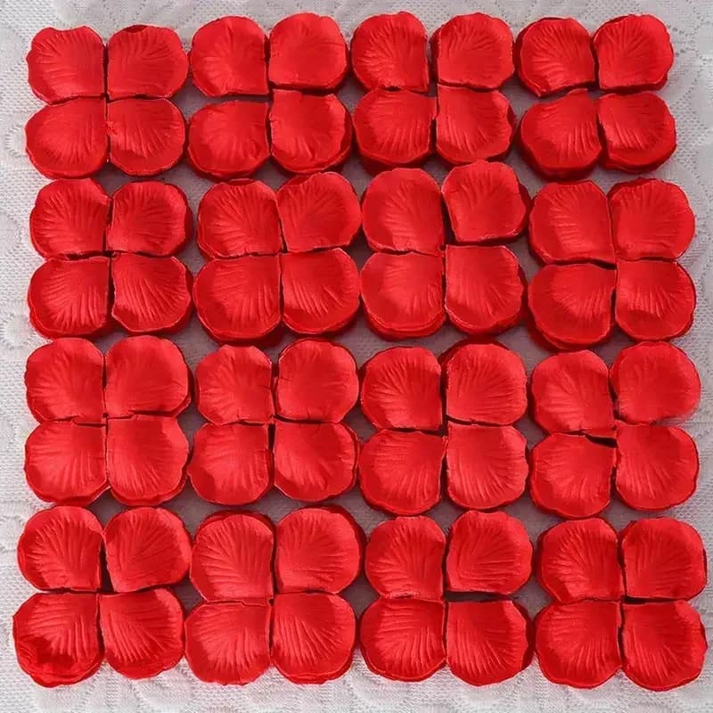 5000/100Pcs Artificial Fake Rose Petals Colorful Simulation Silk Rose Petal For Valentines Day Wedding Party Romantic Decoration - 4