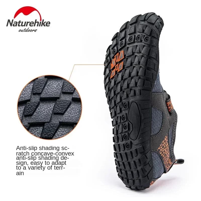Naturehike Non-slip Wading Upstream Beach Shoes Thickened Rubber Sole Anti-skid new size Shoes NH20FS022 - 3