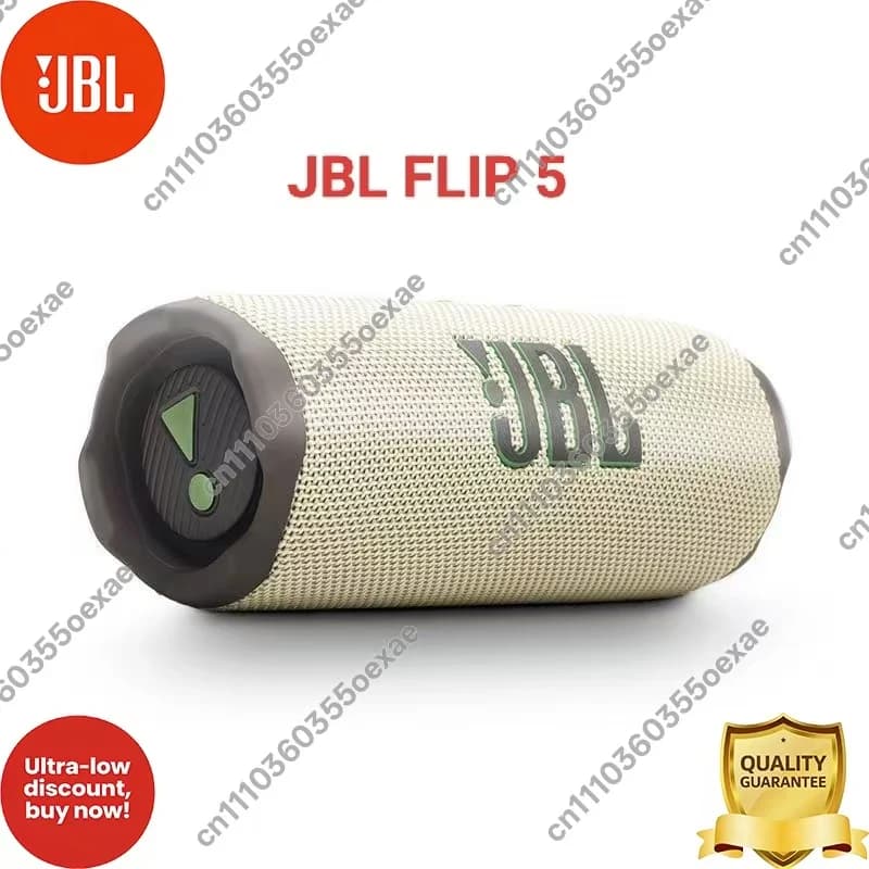 سماعة بلوتوث لاسلكية JBL FLIP 5، سب ووفر، صوت خارجي محمول