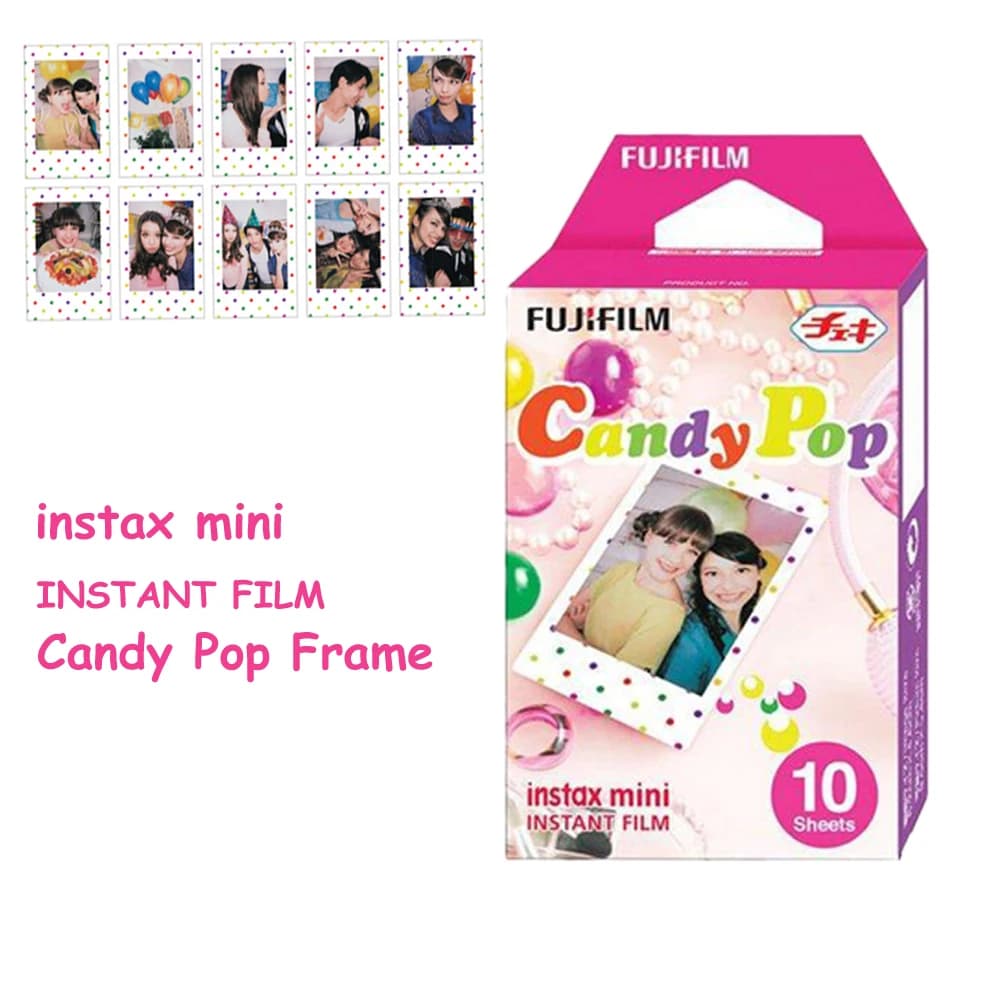 Fujifilm Instax Mini 12 Film Candy Pop 10-80 Sheets For Fujifilm Fuji Instax Mini 11 8 70 25 50s 90 Camera Share SP-1 SP-2 - 2
