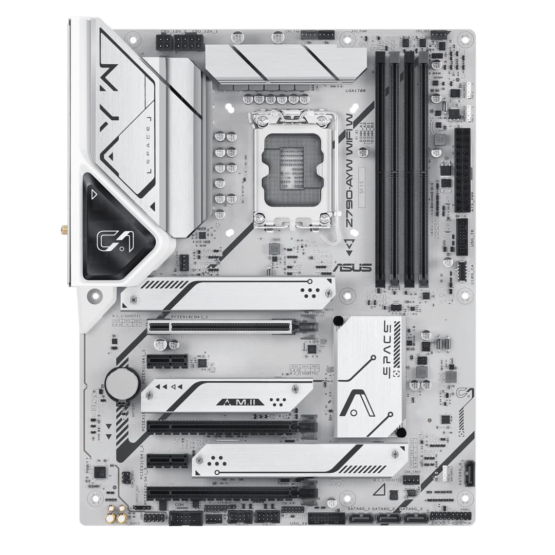 ASUS Z790-AYW WIFI W Motherboard Socket LGA1700 CPU DDR5 8000+(O.C.) MHz Memory Chipset Z790 ATX Mainboard - 2