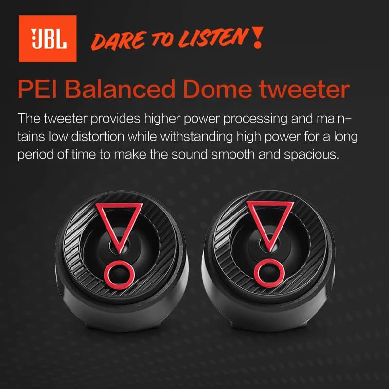سماعة سيارة JBL مقاس 6.5 بوصة STAGE3 607CF سماعة باب ثنائية الاتجاه سماعة تريبل سماعة ميد سماعة صبووفر سماعة سيارة صوت محيطي - 3