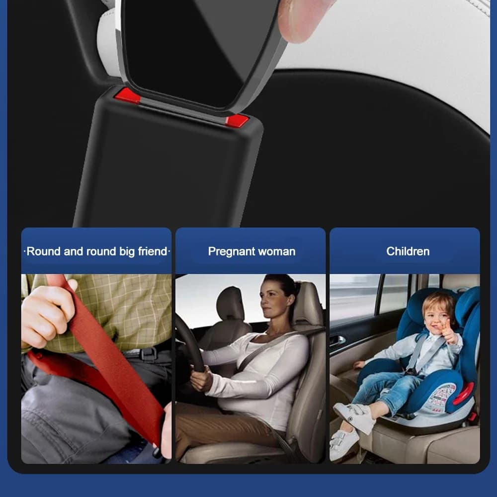 1/2pcs Car Vehicle Seat Belt Extension Extender Strap Safety Lock Buckle Plug Clip for Honda BMW Peugeot Hyundai Jeep Mazda Audi - 6