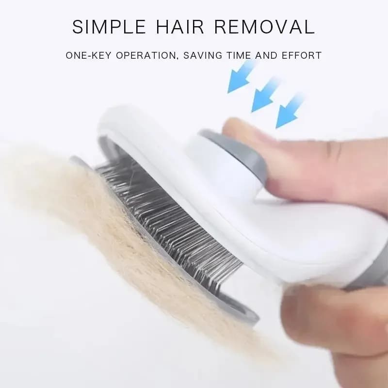 Pet Dog Brush Cat Comb Self Cleaning Pet Hair Remover Brush For Dogs Cats Grooming Tools Pets Dematting Comb Dogs Accessories - 2