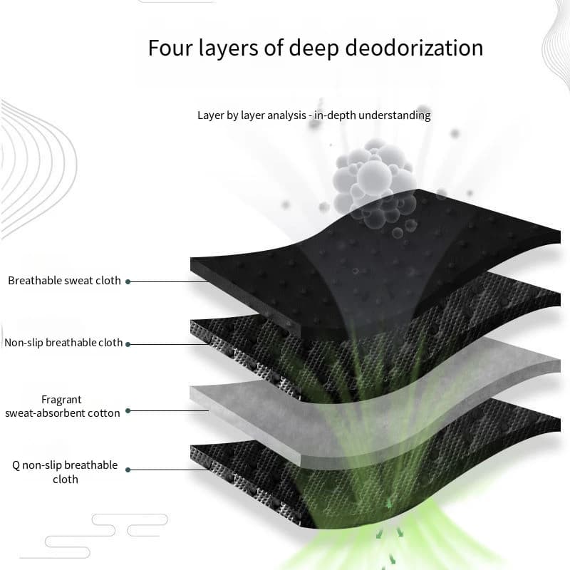 حذاء مضاد للبكتيريا من فحم الخيزران ، نعل معطر للنباتات ، نعل رياضي للجري للأقدام ، نعل حذاء سميك ممتص للصدمات ، زوج واحد - 4